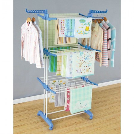 Double Pole Cloth Drying Stand