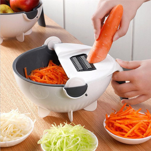 9 in 1 Multifunction Magic Rotate Vegetable Cutter 