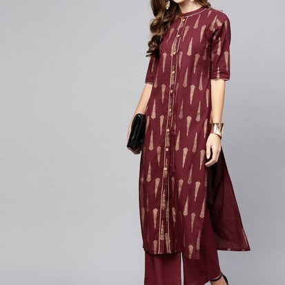 Unstitched Silk Printed Two Piece For Women