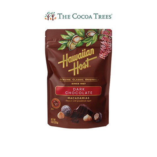 Hawaiian Host Dark chocolate Macadamia 226GM