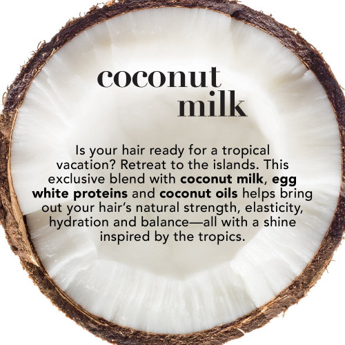 OGX Nourishing Coconut Milk Shampoo- 750ml