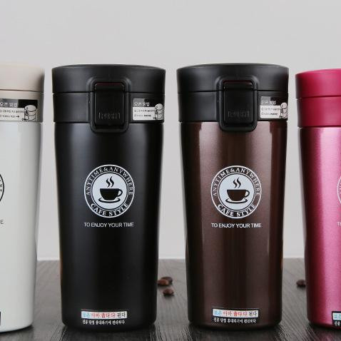 Coffee Travel Mug, Stainless Steel Vacuum Insulated Tumbler with Lid, Coffee Cup Flask for Hot & Cold Drinks