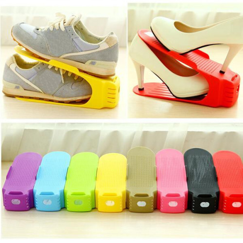 Stackable Colourful Shoes Organizer 4pc