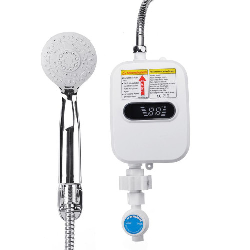 Temperature Display Instant Hot Water Shower