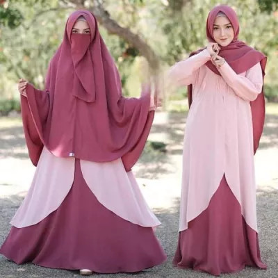 Ready 4 Part -Butterfly Gown Abaya Borka 