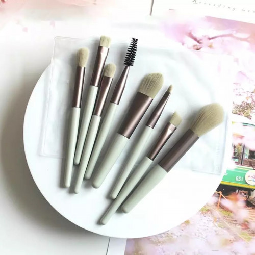 8pcs/set Mini Travel Portable Soft Makeup Brush Set