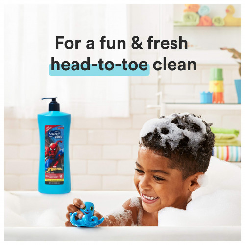 Suave Kids Star Wars Marvel Spider-Man 3in1 Fresh Spider-Sense Shampoo + Conditioner + Body Wash 828ml 