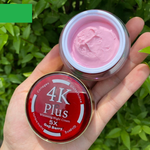 4K Plus 5X Whitening Night Cream- Goji Berry