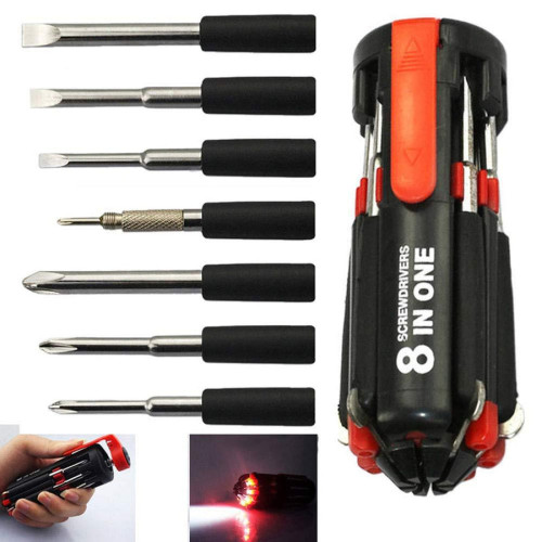 Repair Tools Set Kit With LED Light