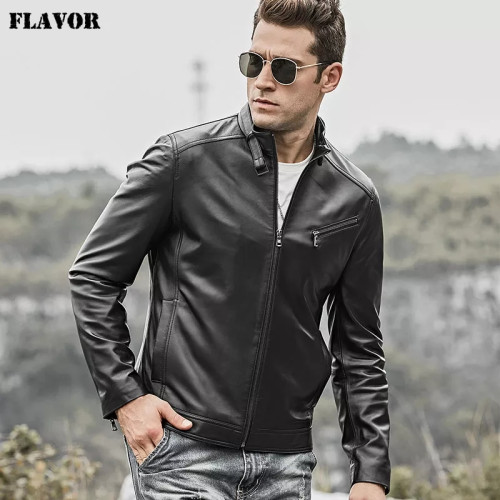 Biker Top Model Genuine Leather Jacket