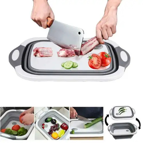 Multifunction Chopping Board Storage Basket