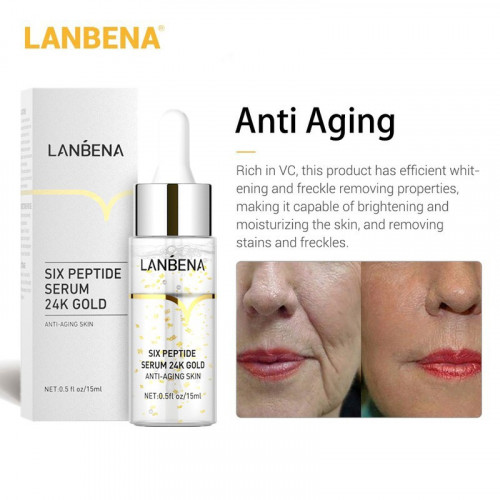 LANBENA Vitamin C Serum+Hyaluronic Acid Serum+Six 