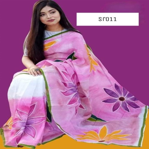 Half Silk Sharee For Women 