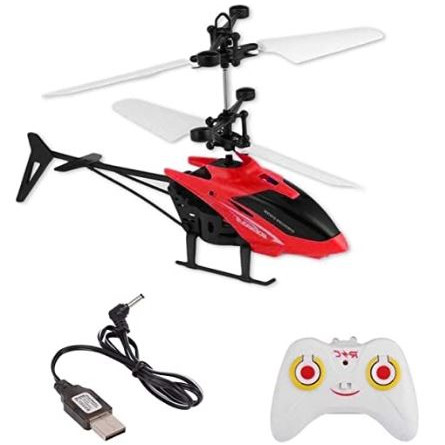 Remote Control Magic Sensored Rechargeable Mini Aircraft Helicopter Red Led Kids Toy Gift