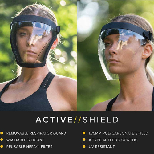 ACTIVE SHIELD FACE GLASS MASK