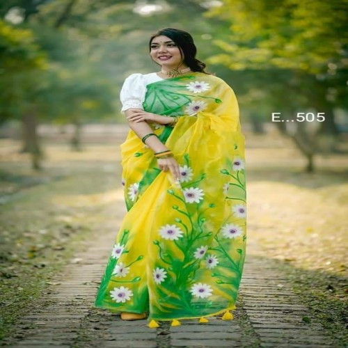 TANGAIL- HALF SILK SHAREE FOR WOMEN