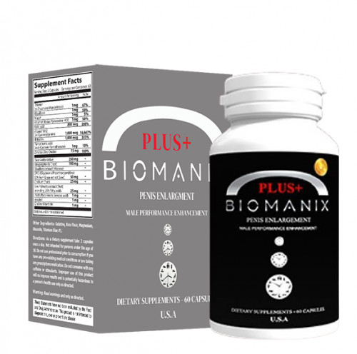 Biomanix Plus pills Longer Stronger bigger and harder 60 capsules