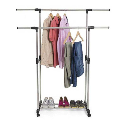 Double Pole Cloth Rack