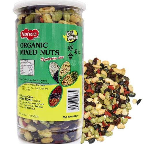 Nuttos Organic Mixed Nuts- 400gm