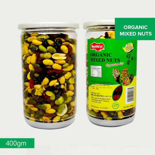 Nuttos Organic Mixed Nuts- 400gm