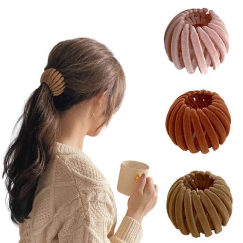 Women Bird Nest Expanding Hairpin 