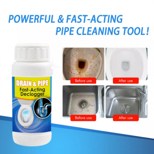Drain And Pipe Fast Acting Declogger