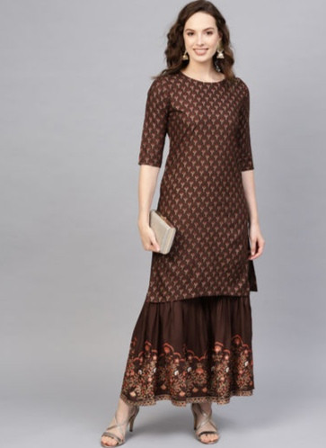Unstitched Silk Printed Two Piece For Women 