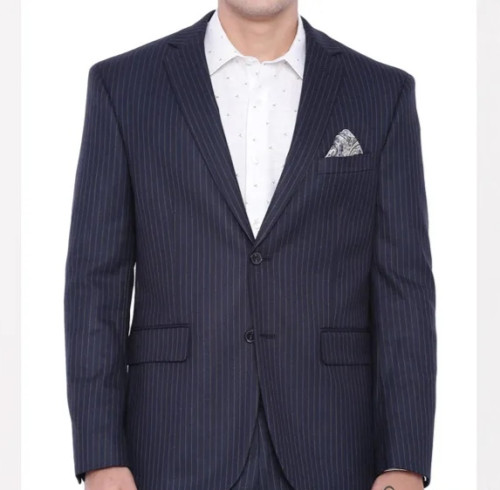 Double Button Slim Fit Blazer for Men