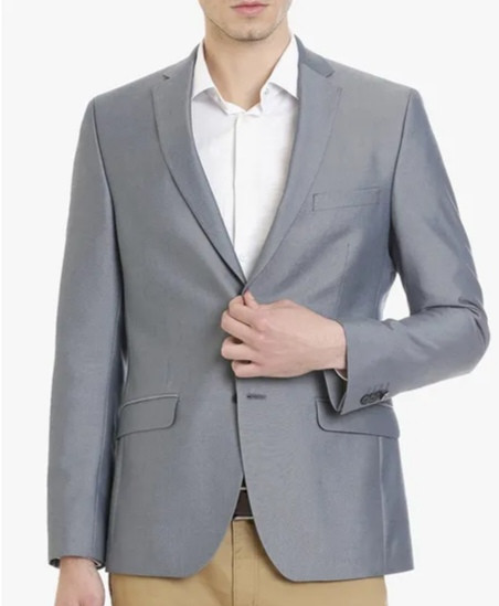 Double Button Slim Fit Blazer for Men