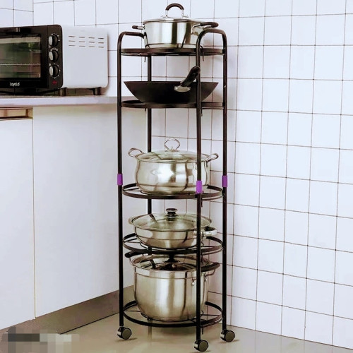 Stainless Steel 5 Layer Kitchen Pot Rack