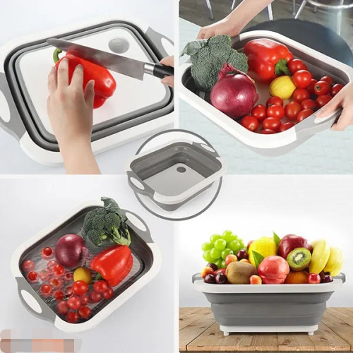 Multifunction Chopping Board Storage Basket