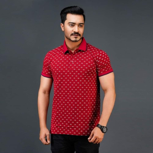 Men Cotton Polo T Shirt