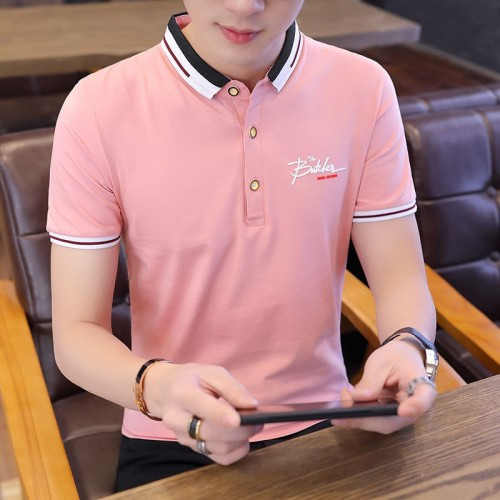 Korea Fashion Half Sleeve Men's Polo T-Shirt.