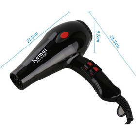 Kemei KM-8906 Professional 1900w Hair Dryer (Black)