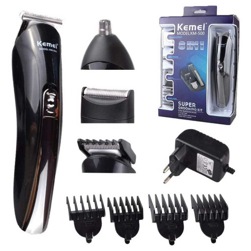 Kemei 8 in 1 Electric Hair Trimmer Clipper – KM-500