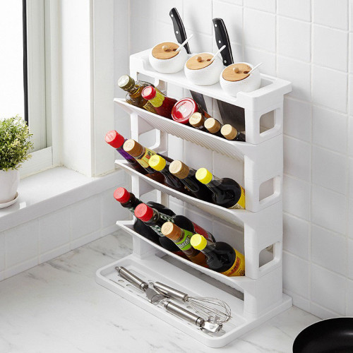 Kitchen 3 Layered Storage Rack