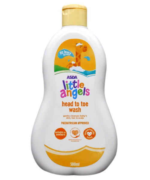 Asda Little Angels Head to Toe Wash From 0+ Months 500ml