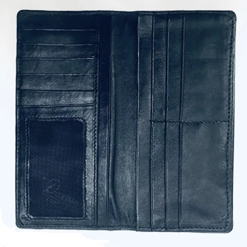 Genuine Leather Long Wallet