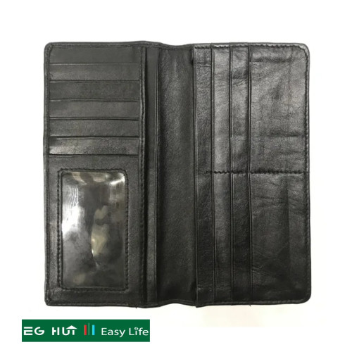 Genuine Leather Long Wallet