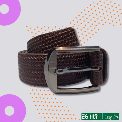 Genuine Leather Belt Brown 