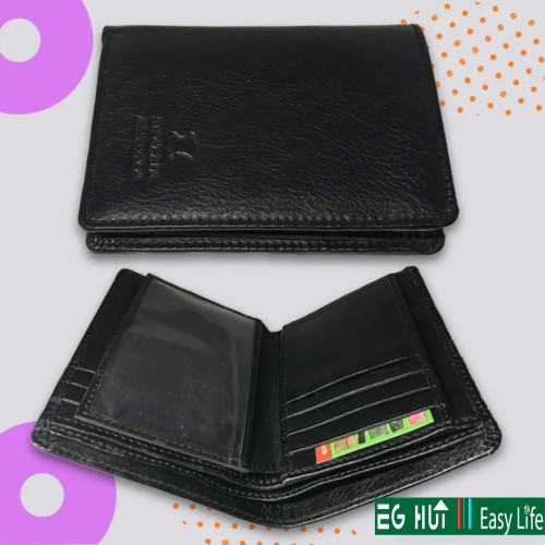 Genuine Leather Short Wallet