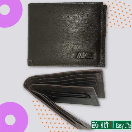 Genuine Leather Short Wallet