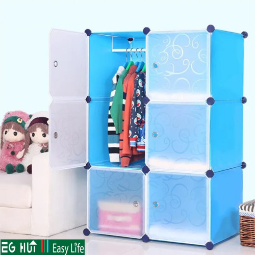 6 Cube Plastic Wardrobe