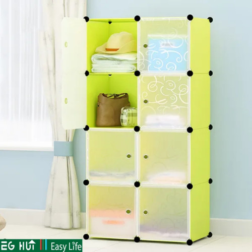 Portable Plastic Storage Wardrobe