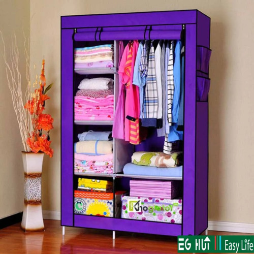 Portable Cloth And Storage Wardrobe Cabinet