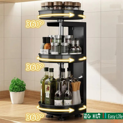 360° Rotating Wall Hanging Spice Rack