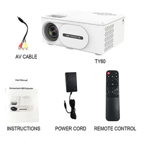 TY60 Full HD Mini Portable Projector