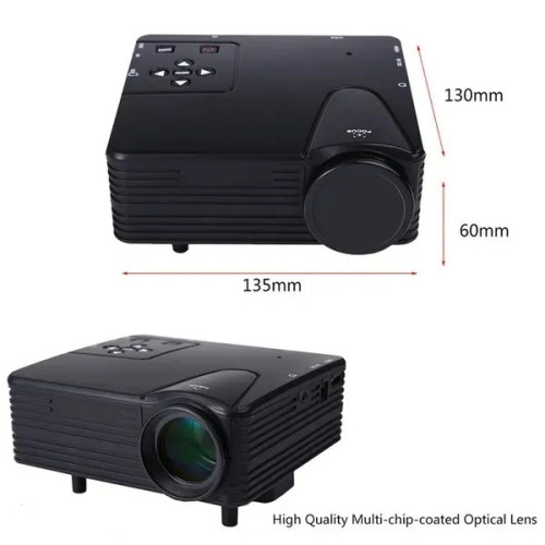 H80 Portable Mini LED LCD HomeTheater Projector