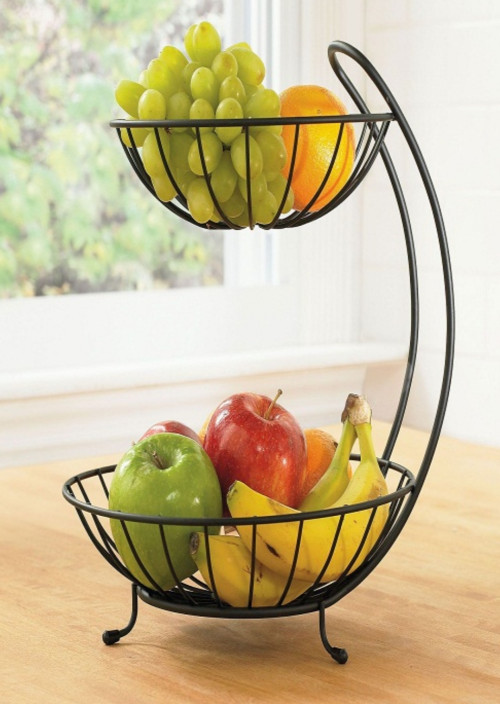 Steel Fruit Basket Bowl