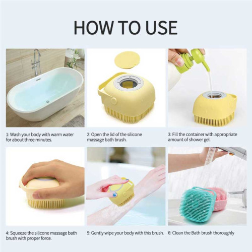 Silicone Massage Bath Brush